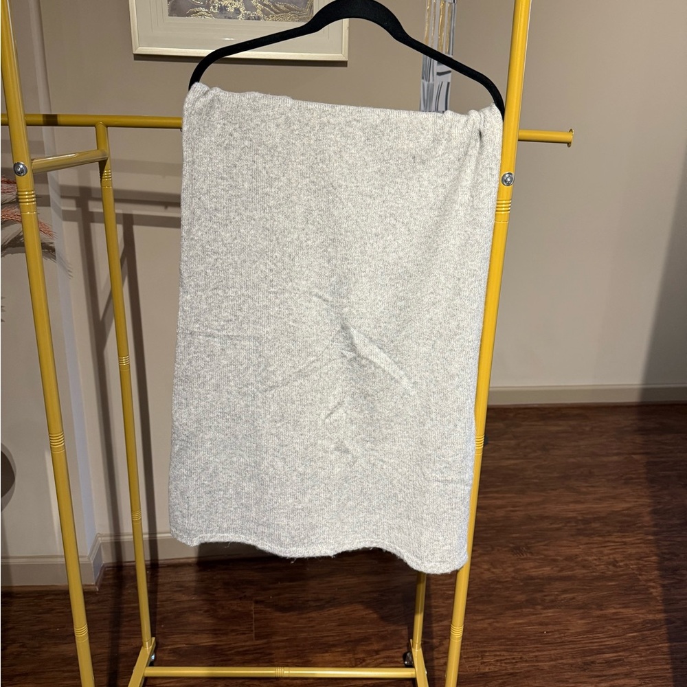 ASOS Light Gray Pencil Skirt and matching top
